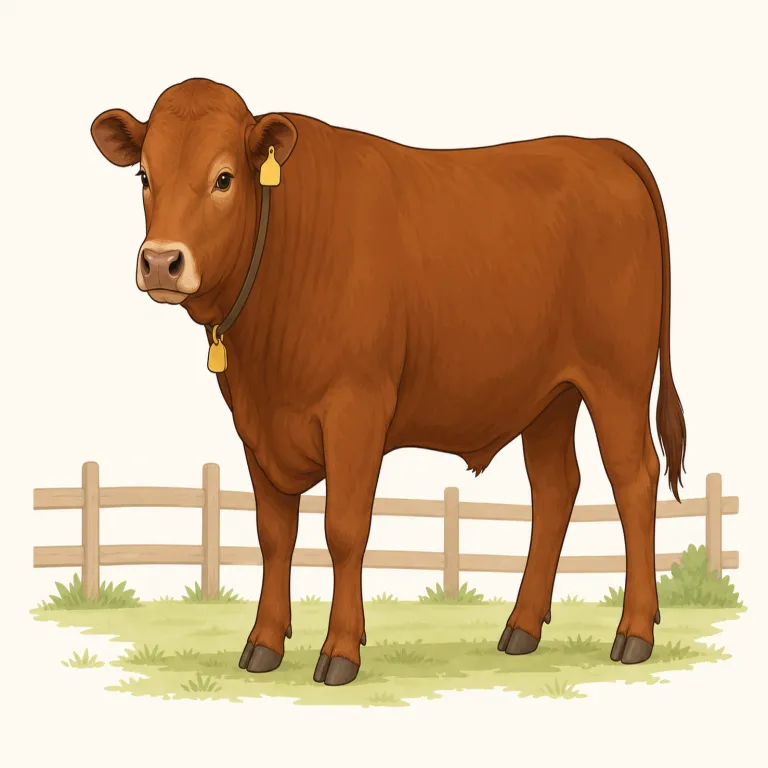 steer（去勢牛・noun）の覚え方イラスト