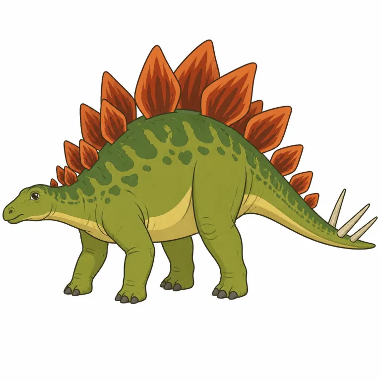 stegosaurus（ステゴサウルス・noun）の覚え方イラスト
