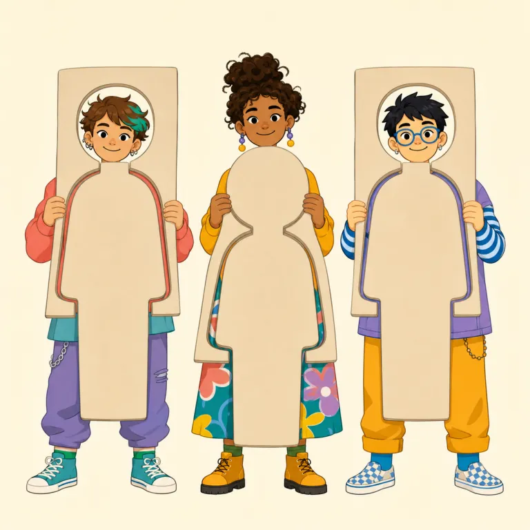 stereotypical（固定観念に基づく、紋切り型の・形容詞）の覚え方イラスト — typical（典型的な）を知っていれば入りやすく、stereotypical は「いつもの型にはまりすぎた typical」という感覚で覚えると残…