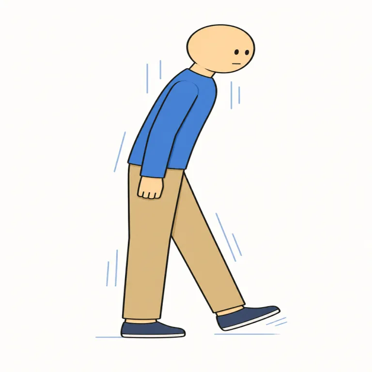 stiffly（固く・副詞）の覚え方イラスト — stiffly は stiff「硬い、こわばった」に -ly が付いた副詞で、「固く、柔軟さなく」という感覚を表します