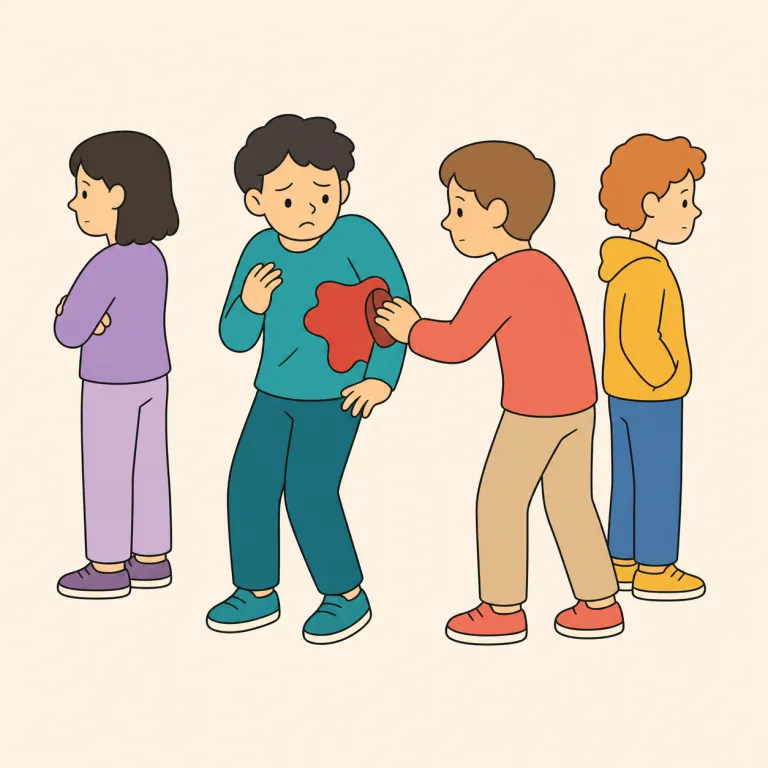 stigmatizing（汚名化する・動詞）の覚え方イラスト — まず news や社会問題で出る stigma「社会的な烙印」を知っておくと覚えやすいです