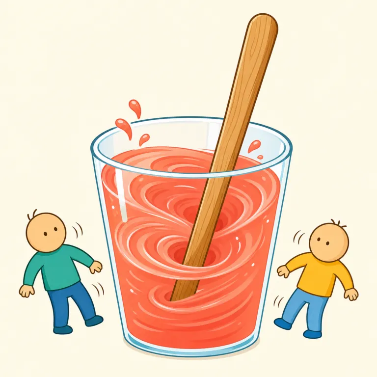 stirrer（かき混ぜ棒、トラブルメーカー・名詞）の覚え方イラスト — stir を知っていれば入りやすい語