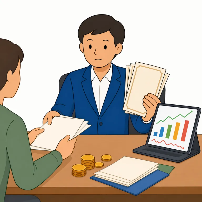 stockbroker（株式仲買人・名詞）の覚え方イラスト — stock + broker で覚えるのが最短です