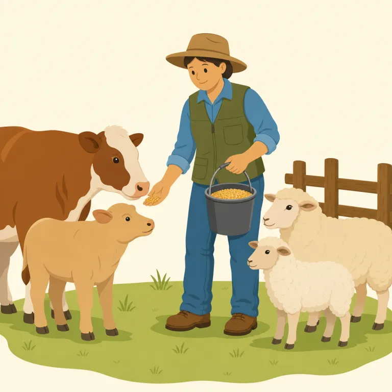stockman（牧畜業者・名詞）の覚え方イラスト — stockman は stock + man と見れば覚えやすいです