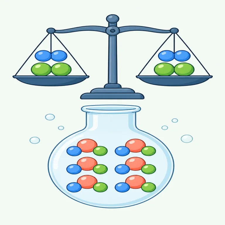 stoichiometric（化学量論的・形容詞）の覚え方イラスト — まず語尾の -metric を metric（測る・尺度）と結びつけると、「量や比率をきっちり測る語」だと残りやすいです