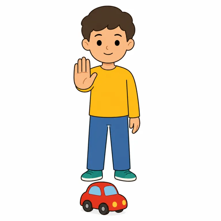 stop（止まる、止める・動詞）の覚え方イラスト — stop は「進んでいたものに区切りを入れる」動詞として覚えると使いやすい