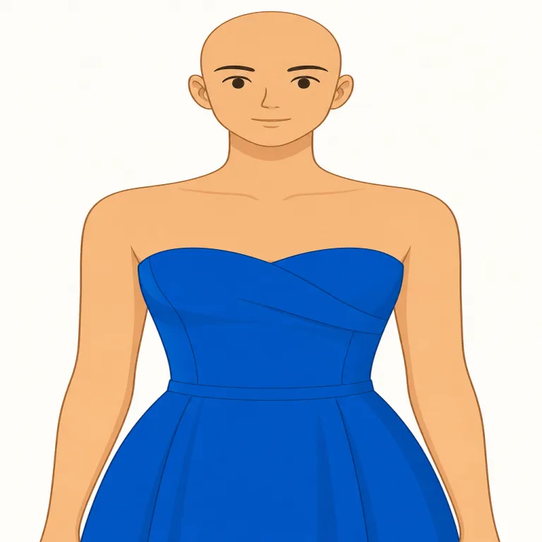 strapless（肩紐のない・形容詞）の覚え方イラスト — strap＋-less で考えると覚えやすいです