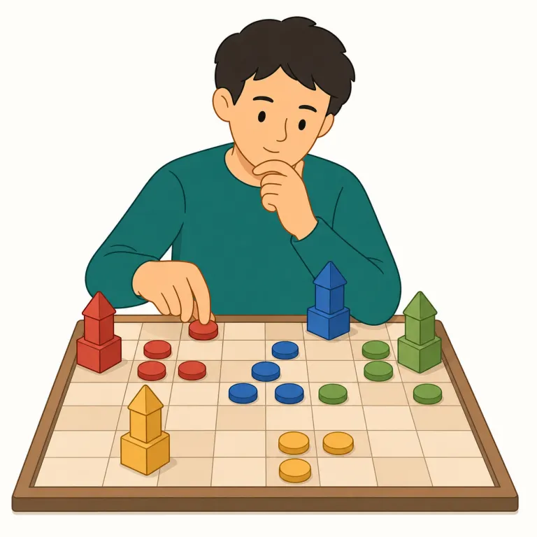 strategic（戦略的・形容詞）の覚え方イラスト — このエントリの strategic は「戦略上重要な」という重要性の意味ではなく、計画や判断が strategy に沿って練られているという意味です
