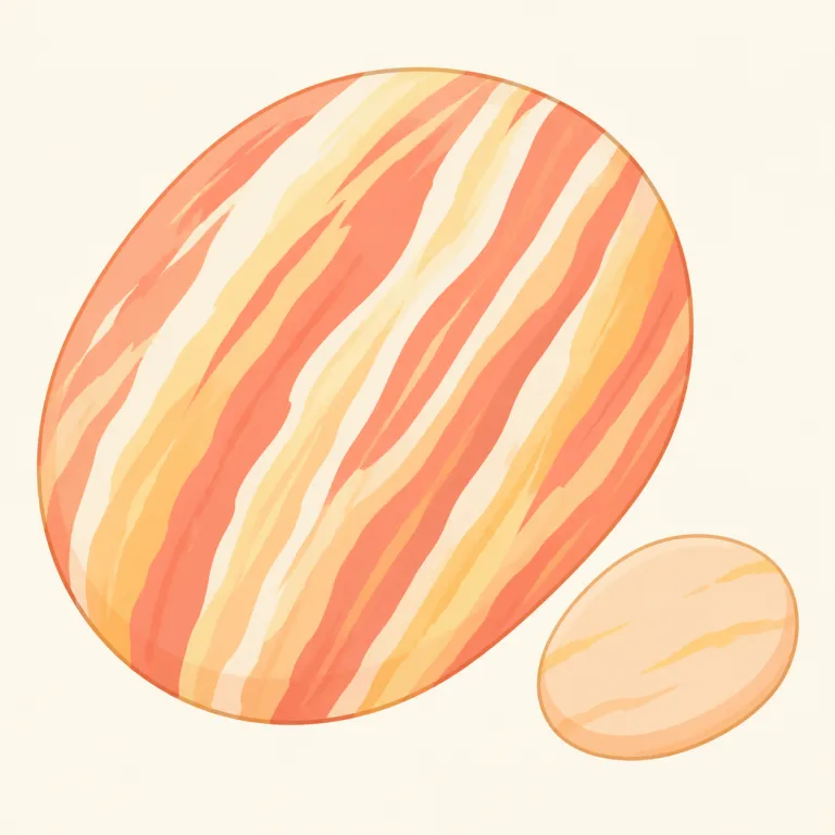 streaky（縞模様の・形容詞）の覚え方イラスト — streaky は streak「細長い線・筋」に -y が付いて、「筋が入ったような」という形容詞になった語です