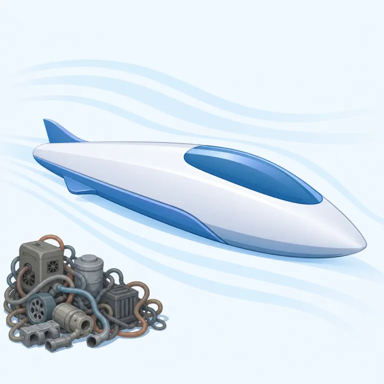 streamlined（合理化された・形容詞）の覚え方イラスト — stream（流れ）と line（線）を合わせて、「流れに沿ってスッと進む形」をまず思い浮かべると覚えやすい