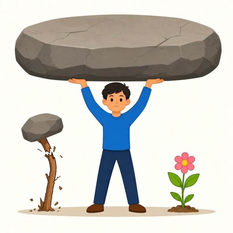 strength（強さ・名詞）の覚え方イラスト — この「強さ」は、力を出す能力そのものではなく、性質や程度としてどれだけ強いかを見る意味で覚えると整理しやすいです