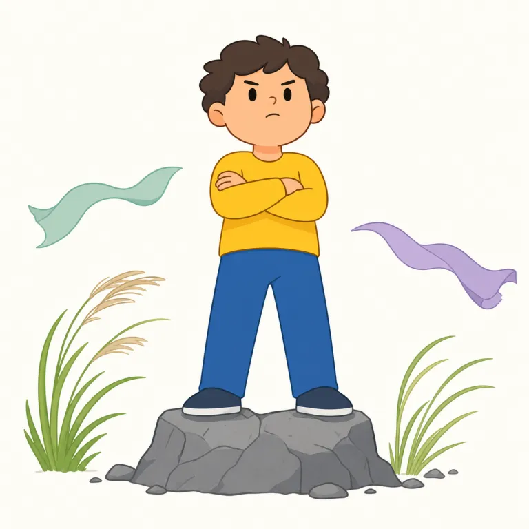 stubbornnessの覚え方イラスト
