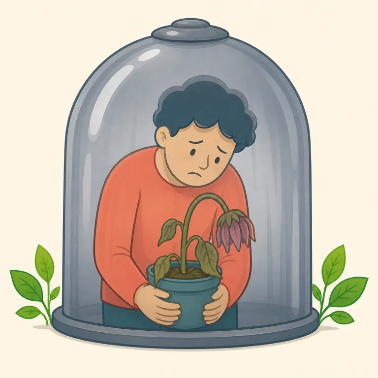 stultify（活力を奪う・動詞）の覚え方イラスト — stultify は、人や組織を「愚鈍な状態にする」という原義から、能力や創造性を働かなくさせるイメージで捉えると定着しやすい語です