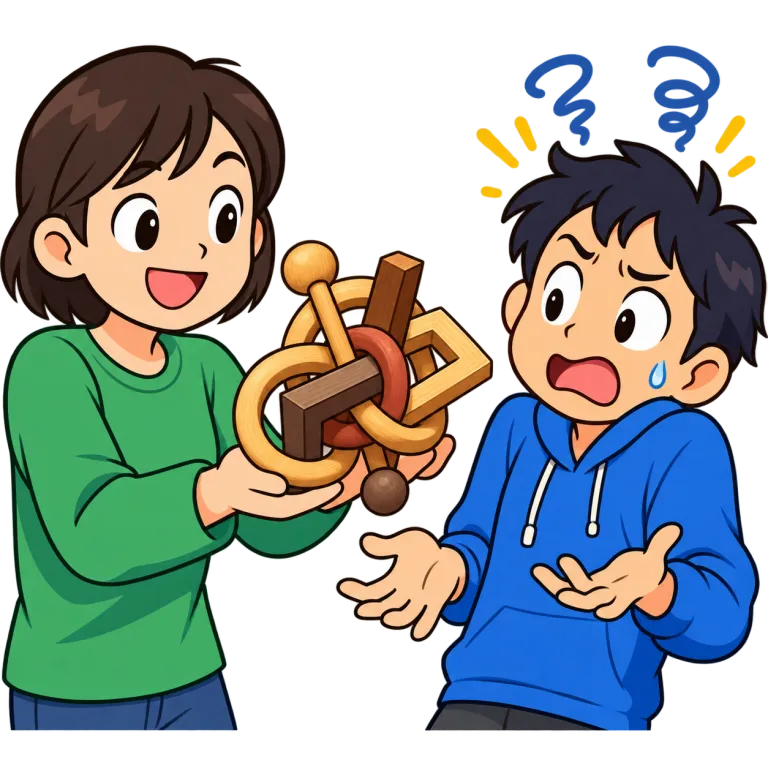 stump（困らせる・verb）の覚え方イラスト