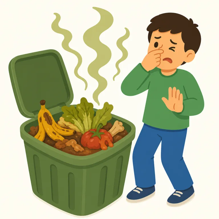 stunk（悪臭を放った、ひどいものだった・動詞）の覚え方イラスト — まず stink「臭う」を軸に覚える