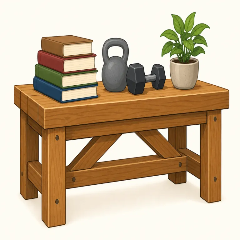 sturdy（頑丈な・形容詞）の覚え方イラスト — sturdy を物に使うと、「見た目がきれい」ではなく、実際に使っても壊れにくくぐらつかない感じを表します