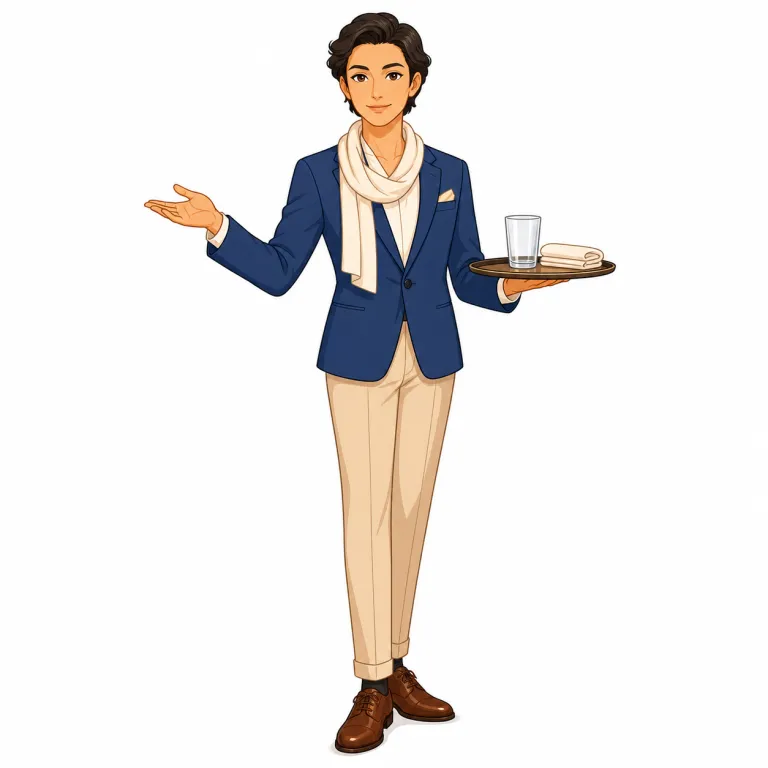 suave（洗練された・形容詞）の覚え方イラスト — suave は「ただの handsome ではなく、態度まで整っていて人あたりがなめらか」という像で覚えると残りやすい