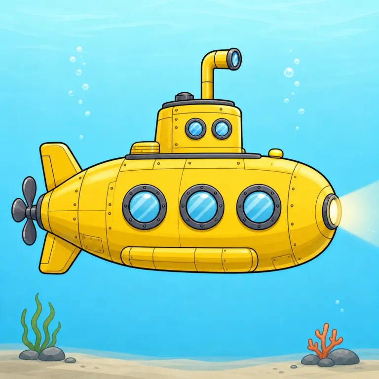 sub（潜水艦・noun）の覚え方イラスト