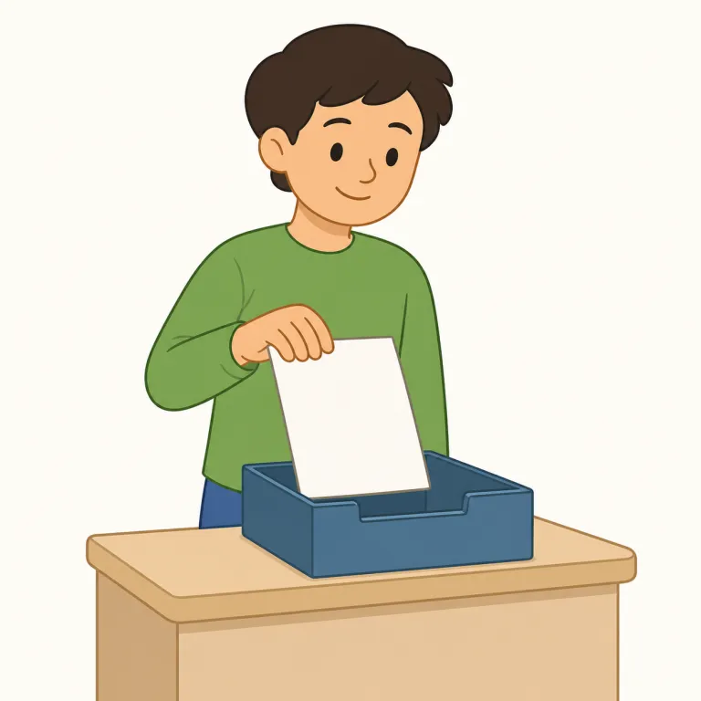 submitter（提出者・名詞）の覚え方イラスト — この submitter は「投稿者」ではなく、申請書・提案書・報告書・課題などを正式に出す「提出者」を指す用法です