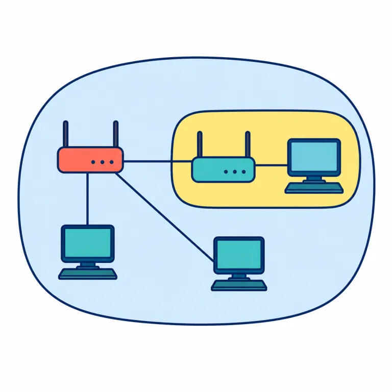 subnet（サブネット・noun）の覚え方イラスト