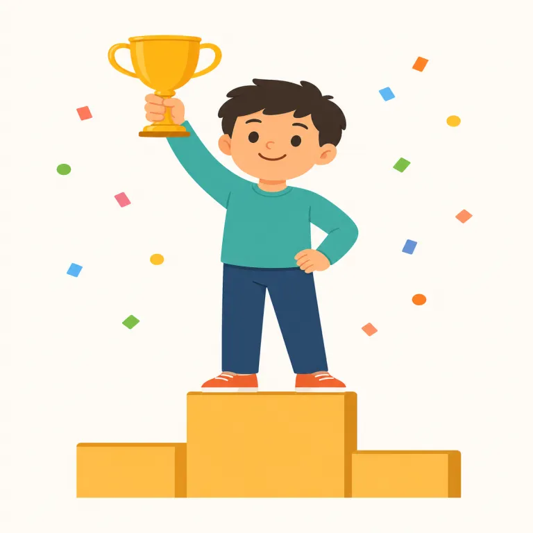 succeed（成功する・動詞）の覚え方イラスト — success の動詞形として覚えると出発点はつかみやすいですが、このレコードでは「結果が出る」自動詞用法に絞ります
