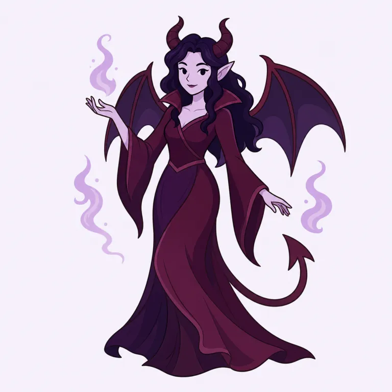 succubus（サキュバス・名詞）の覚え方イラスト — ファンタジー語としては incubus と対で覚えるのが最短です