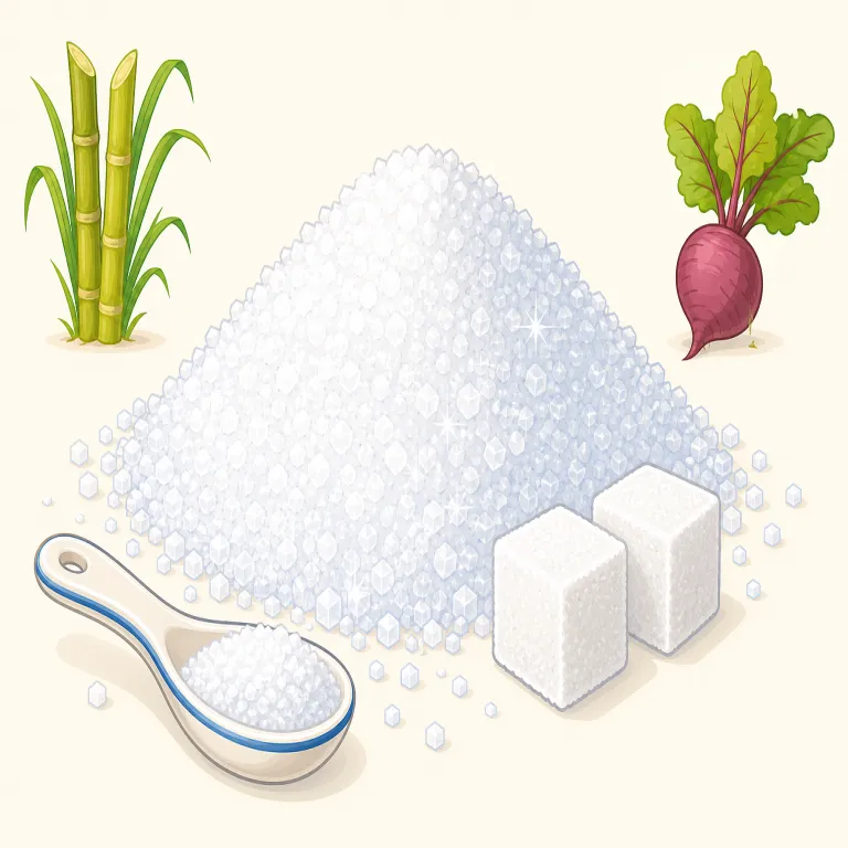 sucrose（ショ糖・名詞）の覚え方イラスト — 化学で糖の名前は -ose で終わることが多い、とまず覚えると glucose, fructose, lactose などと同じ仲間だと一気につながる