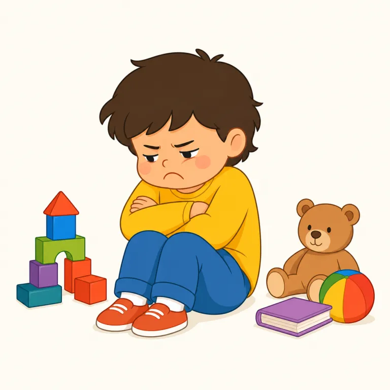 sulk（不機嫌になる・動詞）の覚え方イラスト — sulk は angry のように表立って怒鳴るのでなく、気を悪くして quiet になり、口をきかずふくれる感じで覚えると残りやすいです