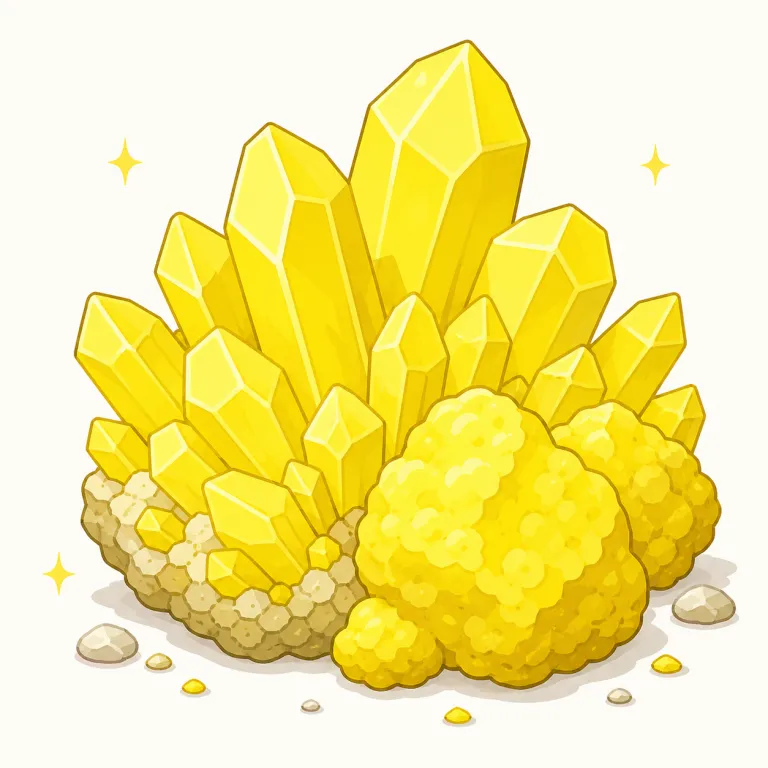sulphurの覚え方イラスト
