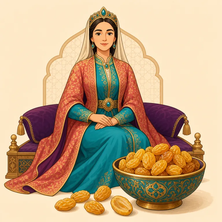 sultana（スルタンの妻、サルタナ（種なし干しぶどう）・名詞）の覚え方イラスト — まず sultan を知っていれば覚えやすい語