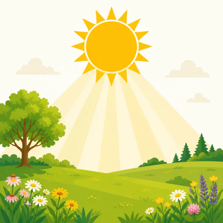 summer solstice（夏至・名詞）の覚え方イラスト — summer solstice は日本語の暦語「夏至」として覚えます