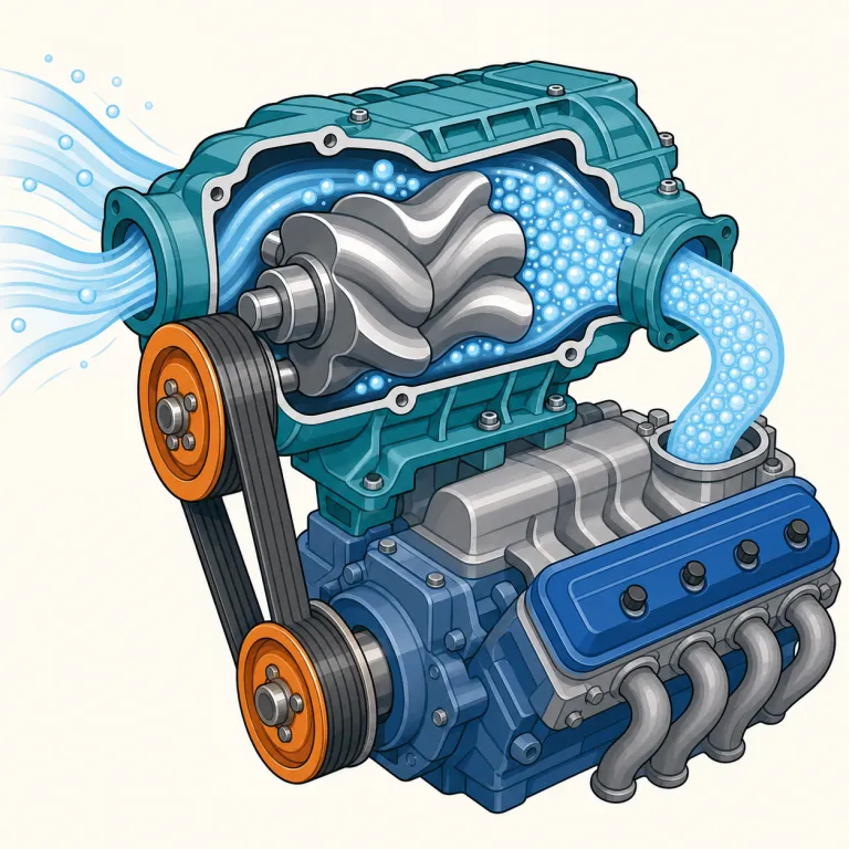 supercharger（過給機・名詞）の覚え方イラスト — まず super は「すごい」、charger は身近な「充電器」を思い出すと覚えやすいです