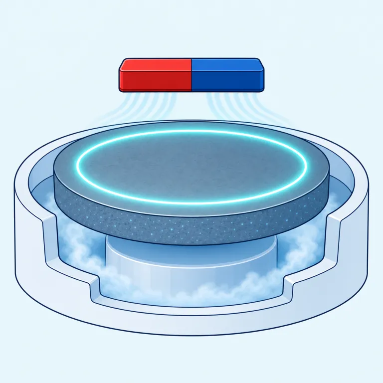 superconducting（超伝導の・形容詞）の覚え方イラスト — super + conduct + -ing と分けて見ると覚えやすい