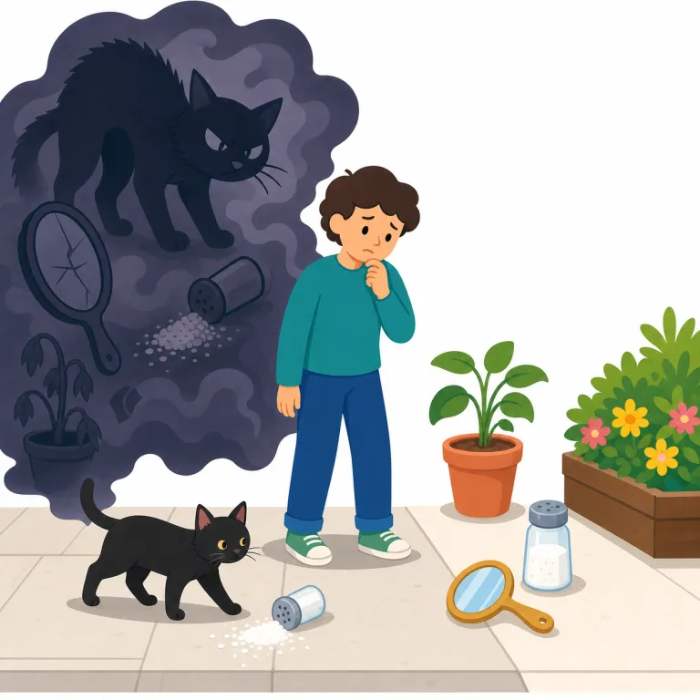 superstition（迷信・名詞）の覚え方イラスト — superstition は superstiti- だけで覚えようとせず、まず superstitious（迷信深い）とセットで押さえると定着しやすいです