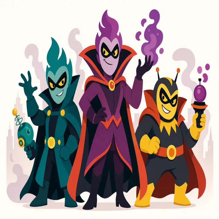 supervillainsの覚え方イラスト