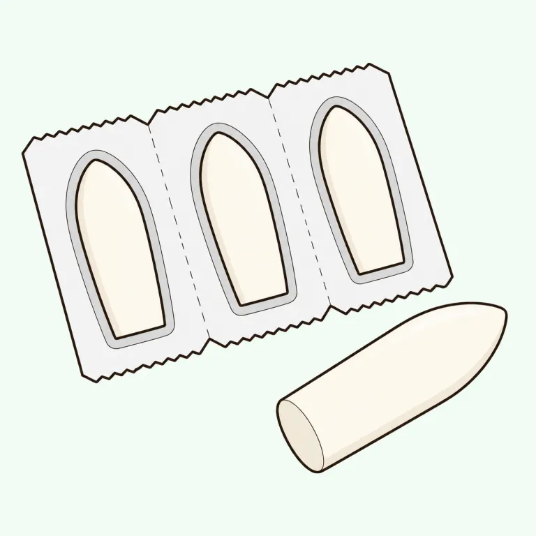 suppository（座薬・noun）の覚え方イラスト
