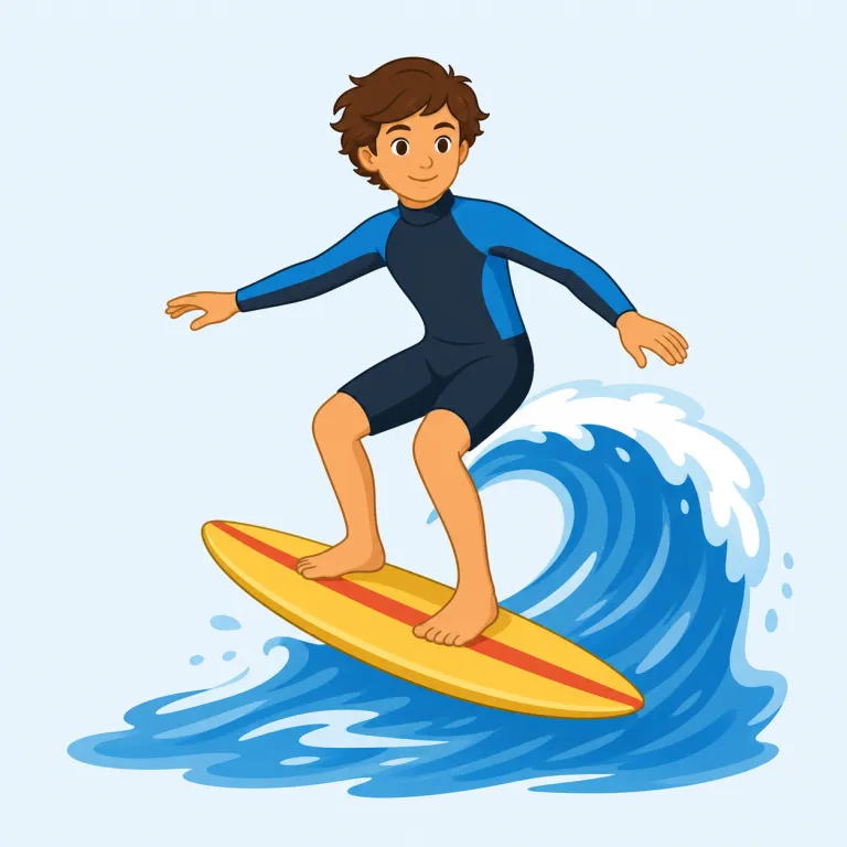 surferの覚え方イラスト
