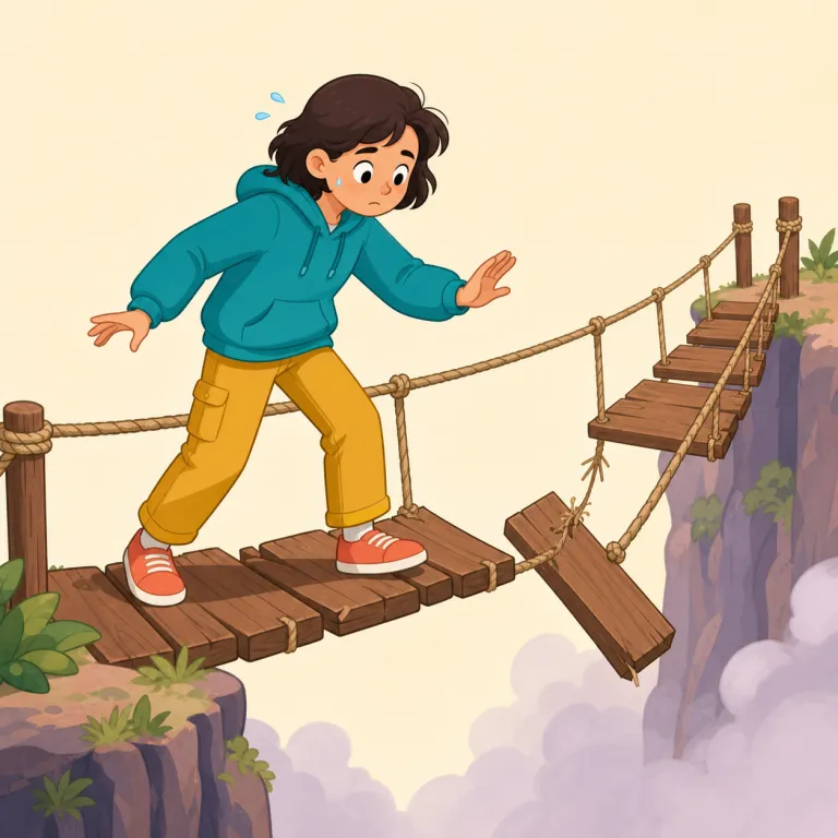 suspenseful（手に汗握る・形容詞）の覚え方イラスト — まず名詞 suspense「先が気になって落ち着かない感じ」を知っていると、そのまま -ful で「サスペンス感たっぷりの」と捉えやすいです