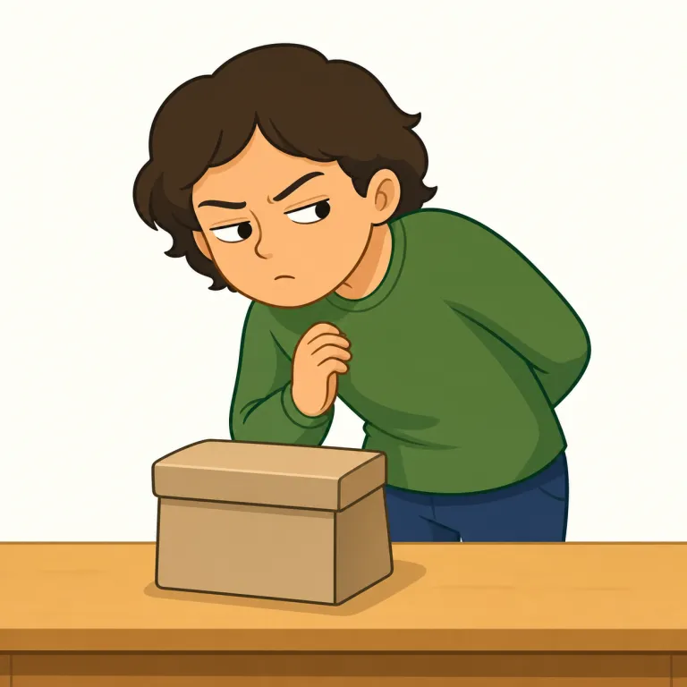 suspiciously（疑わしく・副詞）の覚え方イラスト — suspiciously は、まず形を suspicious + -ly に分けると覚えやすいです