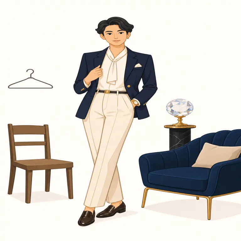 swanky（豪華な・形容詞）の覚え方イラスト — swanky は fancy「高級そうな」に、luxury「贅沢さ」と showy「目立つ派手さ」を足した形容詞として覚える