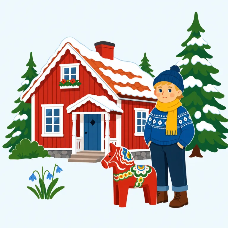 swedish（スウェーデンの・形容詞）の覚え方イラスト — Swedish は名詞の前に置いて「スウェーデンに属する／由来する」というラベルを付ける語として覚えるとよい