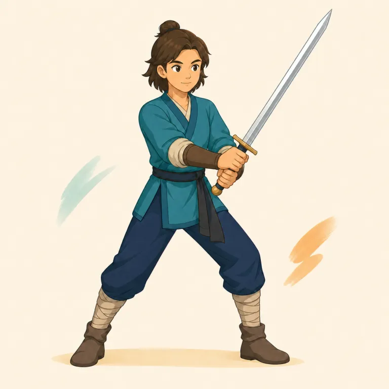 swordsman（剣士・名詞）の覚え方イラスト — sword + man の直球の複合語として覚えるのが最短です