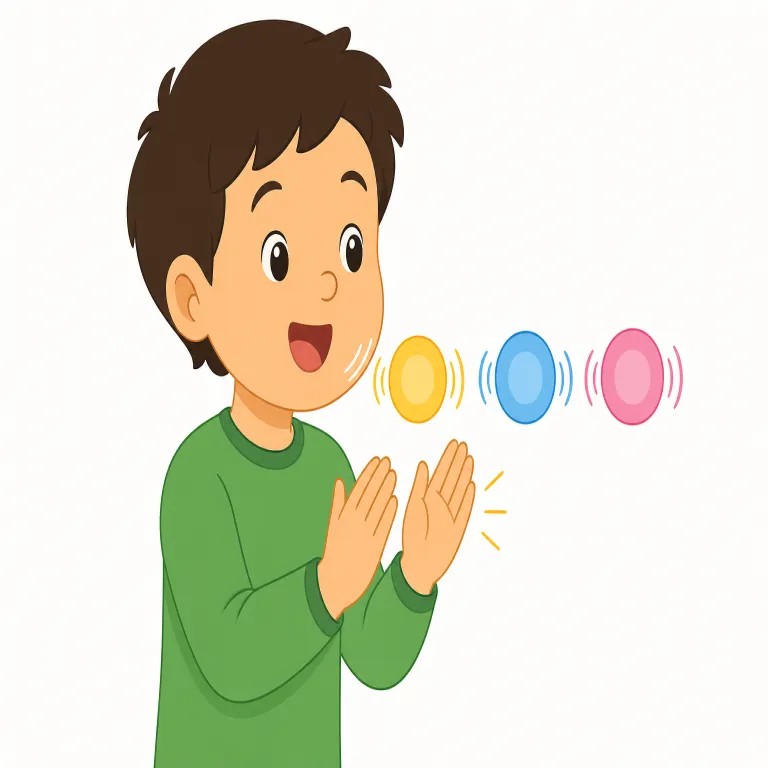 syllable（音節・名詞）の覚え方イラスト — syllable は発音を学ぶ場面で「文字」ではなく「声のまとまり」を数える語として覚えると定着しやすいです