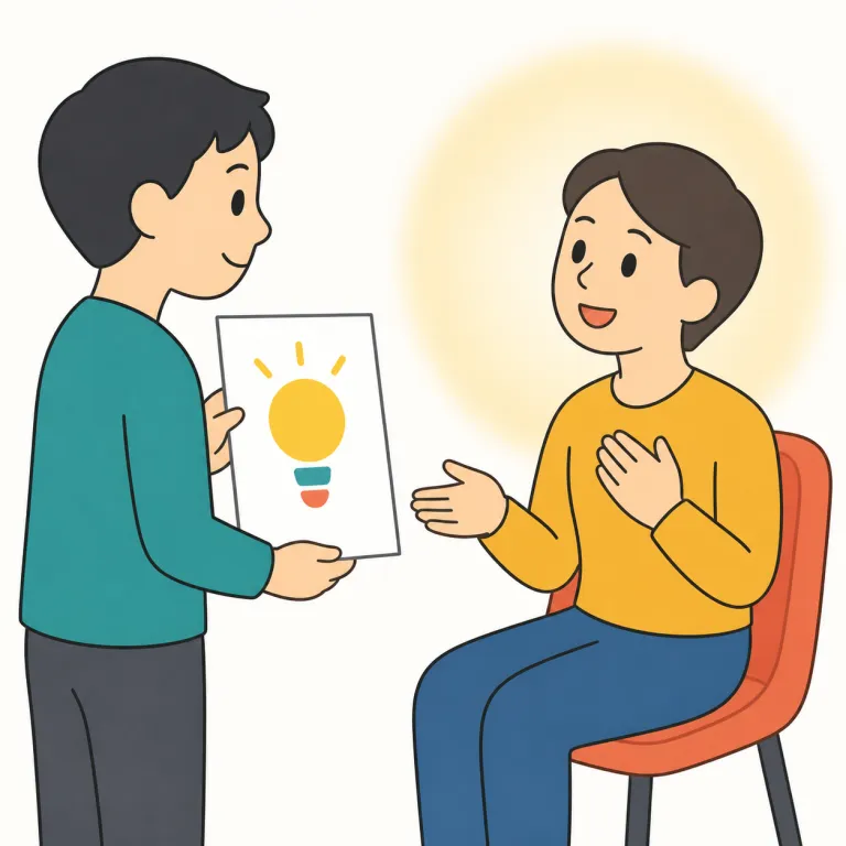 sympathetic（好意的な・adjective）の覚え方イラスト