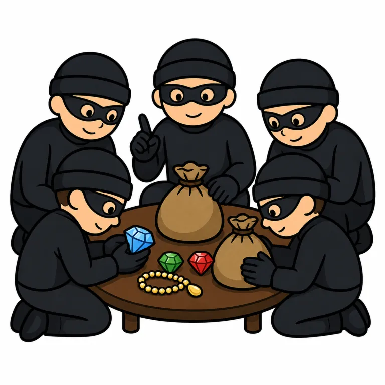 syndicate（犯罪組織・noun）の覚え方イラスト