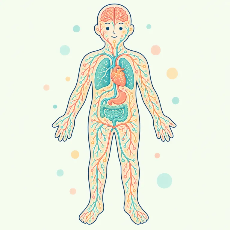 systemic（制度全体に及ぶ、構造的な・形容詞）の覚え方イラスト — system を見たら、まず「個々の人や出来事ではなく、仕組み全体」を連想すると覚えやすいです