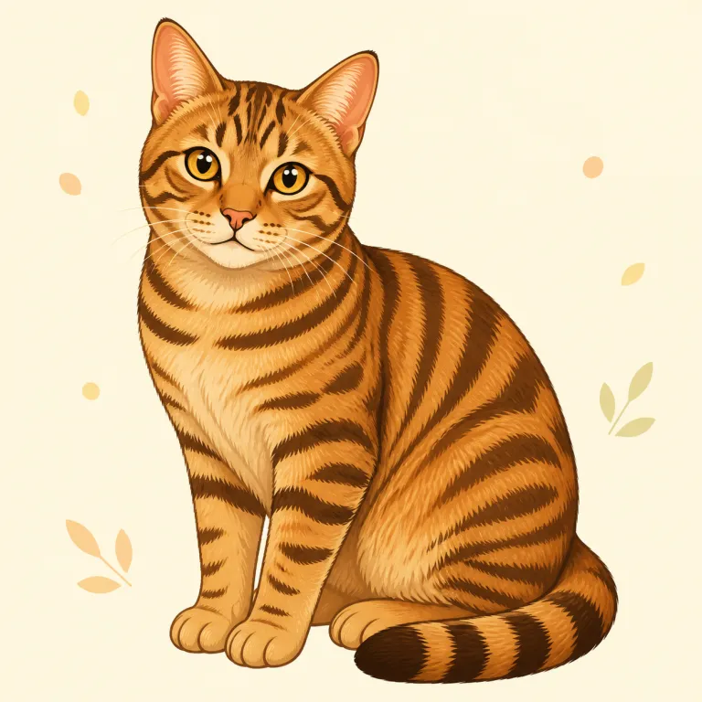 tabby（縞猫、縞模様の猫・名詞）の覚え方イラスト — 猫の品種名ではなく「柄・見た目の呼び名」だと押さえると残りやすい