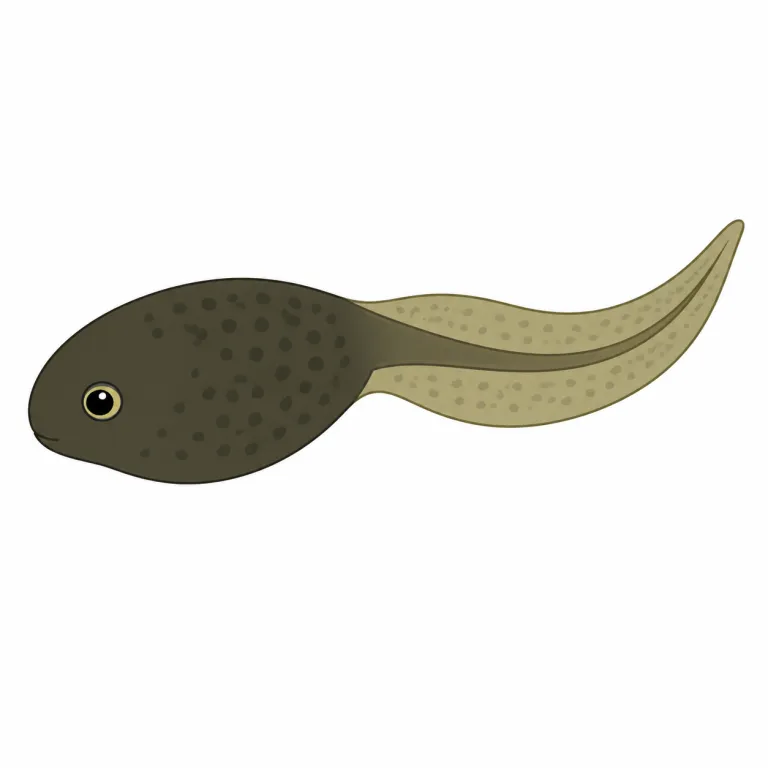 tadpole（オタマジャクシ・noun）の覚え方イラスト
