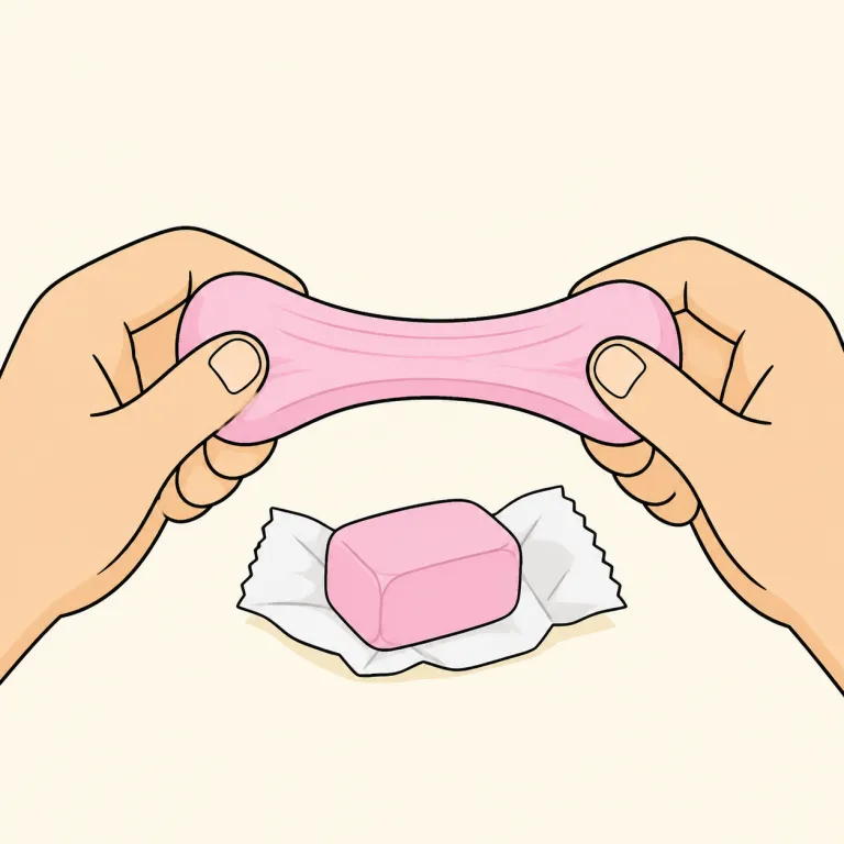 taffy（タフィー・noun）の覚え方イラスト