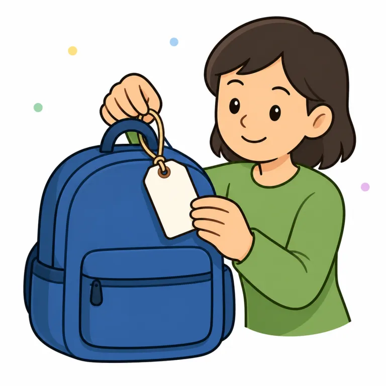 tag（タグ付けする・verb）の覚え方イラスト